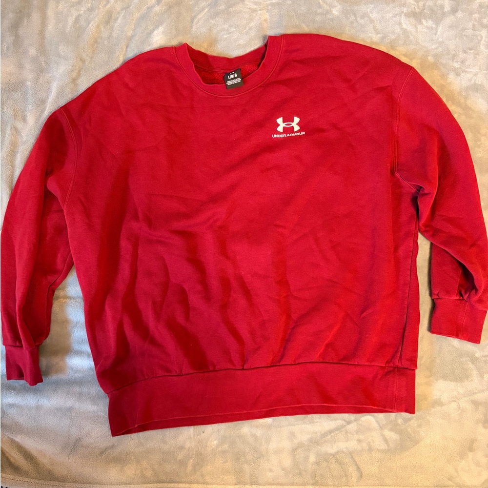 Under Armour Men's Red Crewneck